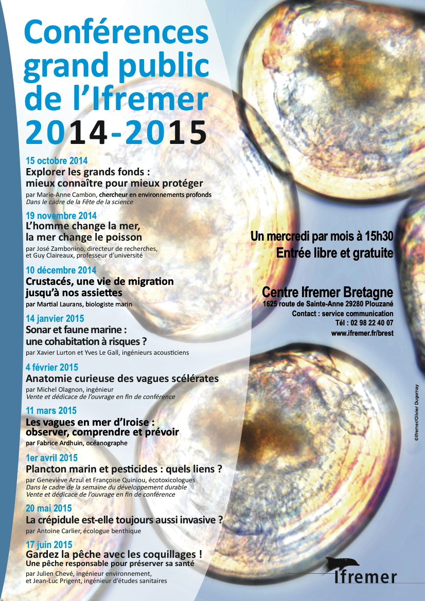 Affiche2014-2015 conf Ifremer Bretagne