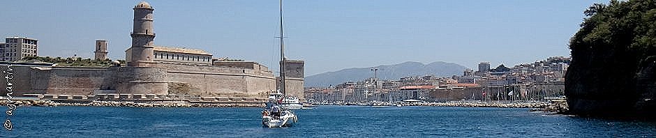 Entrée du vieux port de Marseille - 30/06/15