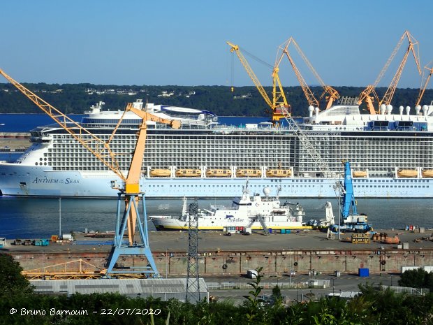 David contre Goliath dans le port de Brest - 22 juillet 2020