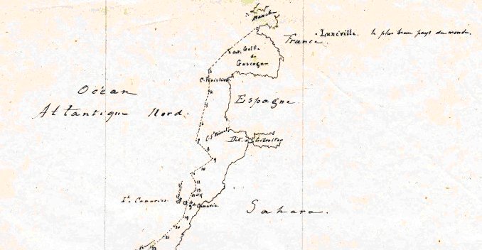2e voyage - Trajet Brest-les Canaries -Septembre-octobre 1864