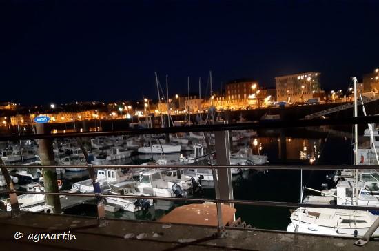 Dieppe - Port de Plaisance la nuit - 01/09/20