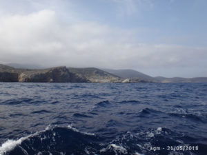 Le long des côtes d'Amorgos