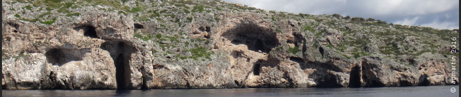 Grottes près de Santa Maria di leuca - iItalie - 17 mai 2016